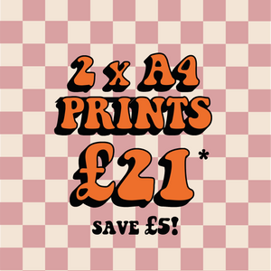 2 x A4 Prints, Mix & Match Multibuy Offer