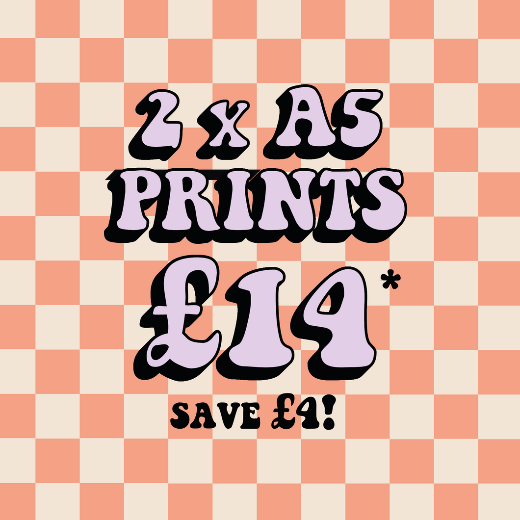 2 x A5 Prints Multibuy Mix & Match