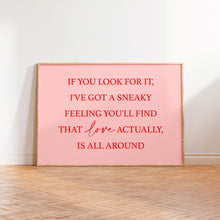 Load image into Gallery viewer, Love Actually Quote Print
