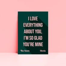 Load image into Gallery viewer, The Snuts - Gloria Inspired Typography Wall Art Print
