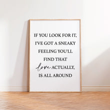 Load image into Gallery viewer, Love Actually Inspired Print
