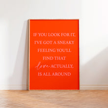 Load image into Gallery viewer, Love Actually Inspired Print
