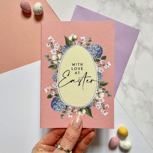 Easter Egg Flowers Card