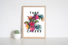 Load image into Gallery viewer, Take A Seat Sweet Cheeks Wall Art Print
