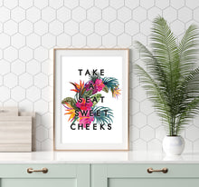 Load image into Gallery viewer, Take A Seat Sweet Cheeks Wall Art Print
