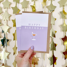 Load image into Gallery viewer, Aperol Spritz Cocktail Birthday Card
