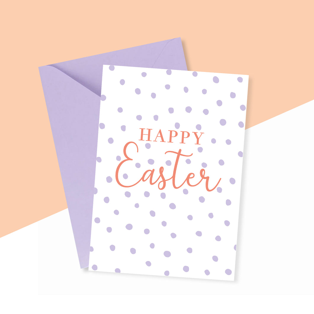 Polka Dot Easter Card