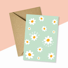 Load image into Gallery viewer, Happy Birthday Daisy Flower Card
