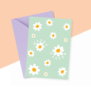 Happy Easter Flower Card