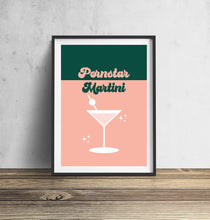 Load image into Gallery viewer, Pornstar Passionfruit Martini Cocktail Pink Wall Art Print
