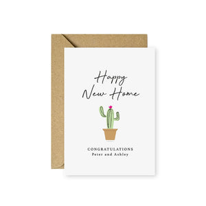 Personalised New Home Card