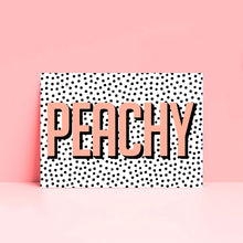 Load image into Gallery viewer, Peachy Typography Wall Art Print
