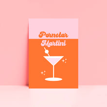 Load image into Gallery viewer, Pornstar Passionfruit Martini Cocktail Wall Art Print
