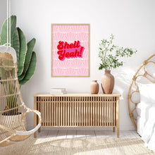 Load image into Gallery viewer, Shell Yeah! Typography Wall Art Print
