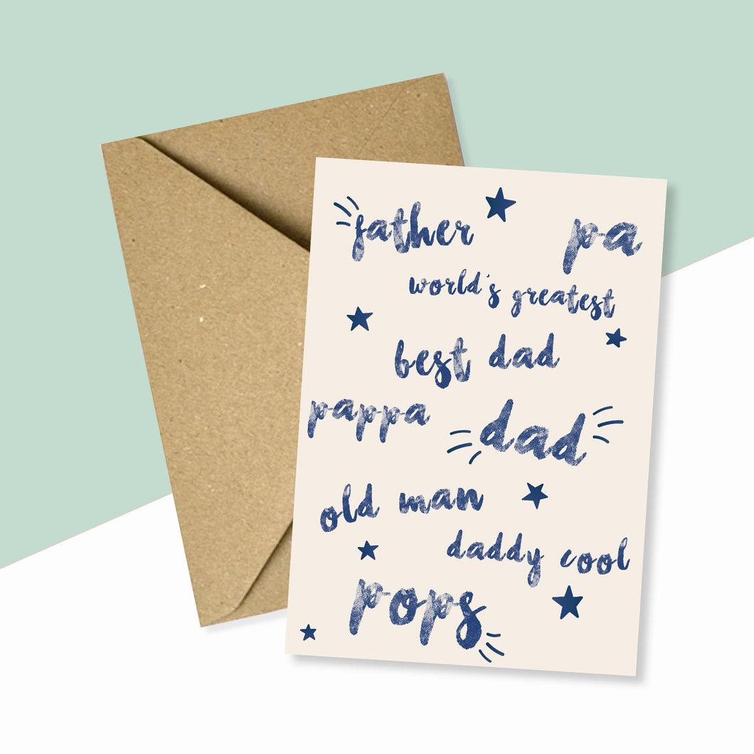 World's Greatest Dad Card